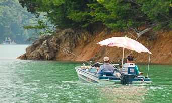 Fishing on Watauga Lake - Photo Copyright 2020 Brian Raub